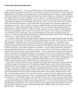 A Letter from Fr. Rogers 5/20/20